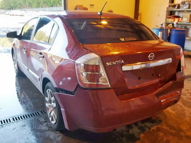 3N1AB6AP2AL658679 - 2010 NISSAN SENTRA 2.0 RED photo 3