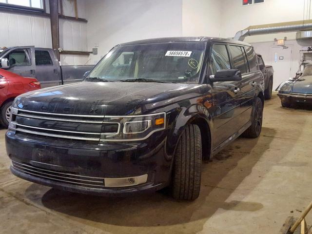 2FMHK6D8XKBA02013 - 2019 FORD FLEX LIMIT BLACK photo 2