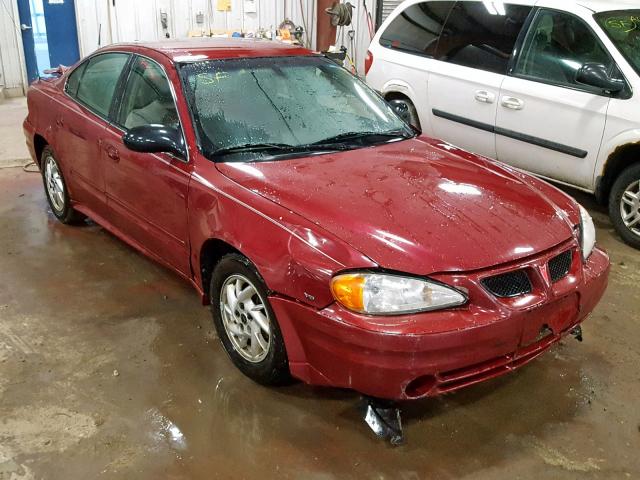 1G2NF52E04M661119 - 2004 PONTIAC GRAND AM S MAROON photo 1