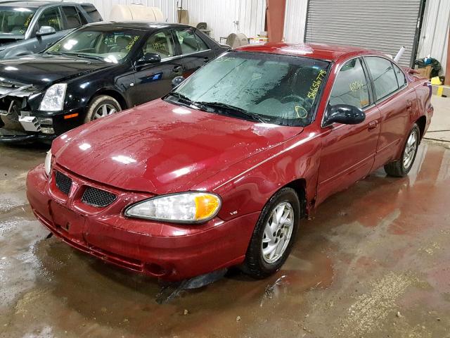 1G2NF52E04M661119 - 2004 PONTIAC GRAND AM S MAROON photo 2