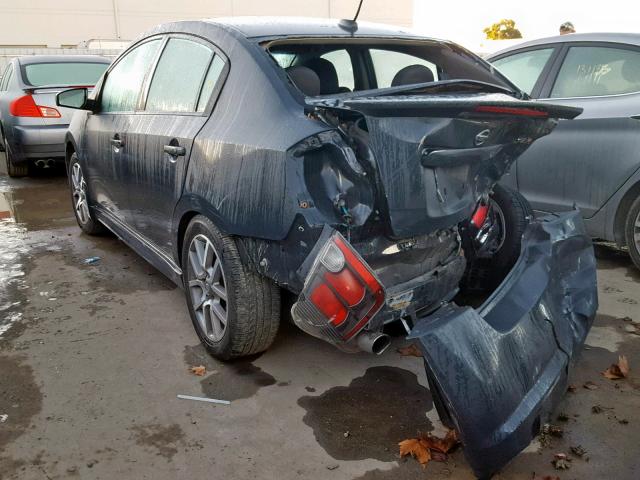 3N1BB61E09L627073 - 2009 NISSAN SENTRA SE- GRAY photo 3