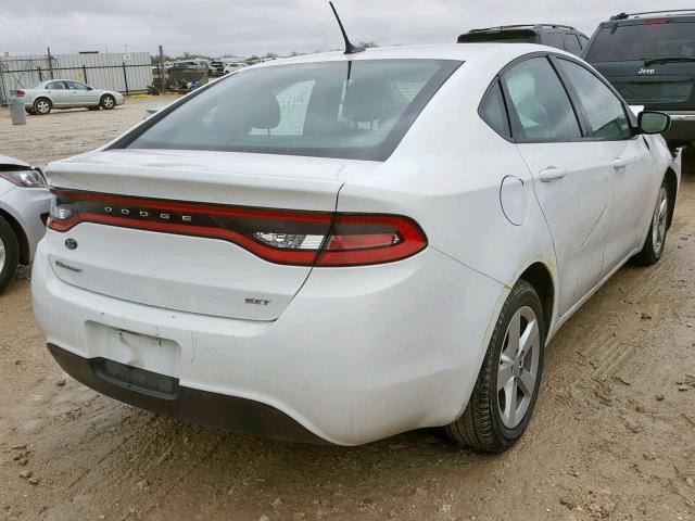 1C3CDFBB5FD251329 - 2015 DODGE DART SXT WHITE photo 4