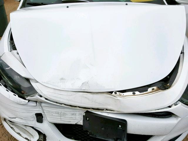 1C3CDFBB5FD251329 - 2015 DODGE DART SXT WHITE photo 7