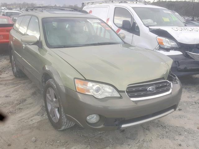 4S4BP86C764307750 - 2006 SUBARU LEGACY OUT GREEN photo 1