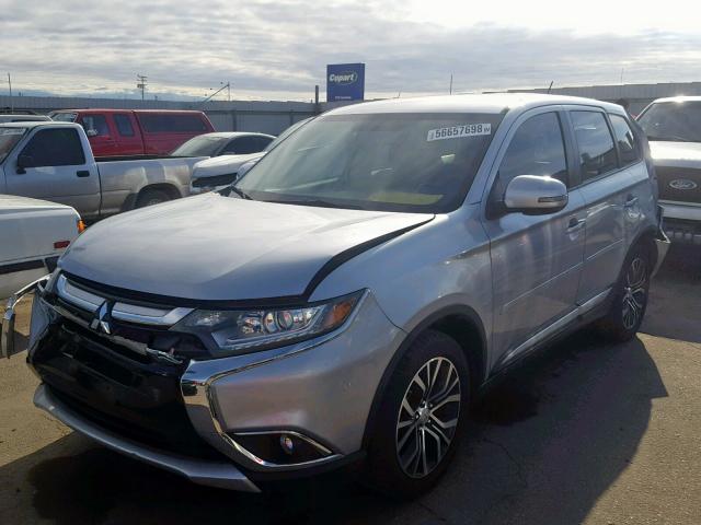 JA4AD3A36GZ001155 - 2016 MITSUBISHI OUTLANDER SILVER photo 2