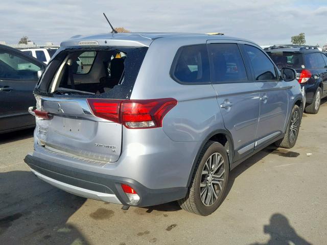 JA4AD3A36GZ001155 - 2016 MITSUBISHI OUTLANDER SILVER photo 4