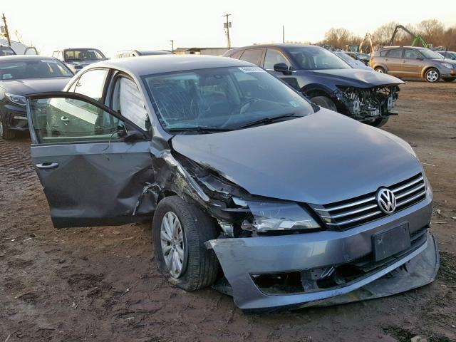 1VWAT7A31EC077427 - 2014 VOLKSWAGEN PASSAT S GRAY photo 1