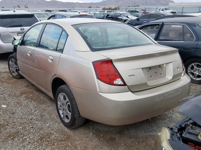 1G8AJ52F34Z217683 - 2004 SATURN ION LEVEL 金色 照片 3