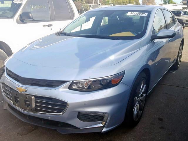 1G1ZH5SXXHF172674 - 2017 CHEVROLET MALIBU PRE BLUE photo 2