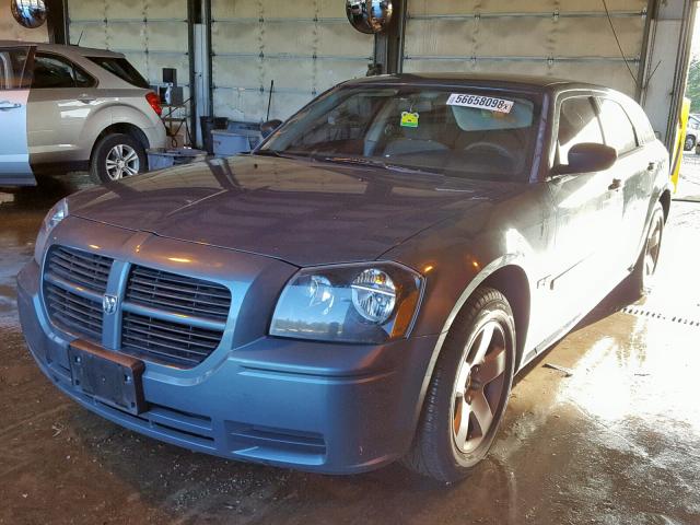 2D4FV47TX6H141409 - 2006 DODGE MAGNUM SE BLUE photo 2