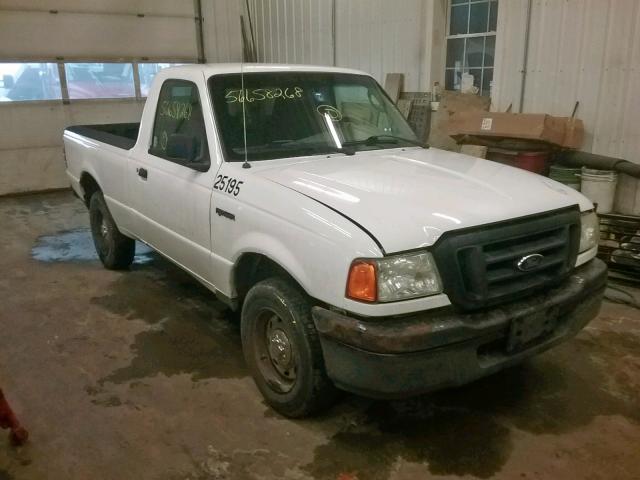 1FTYR10D34PA45013 - 2004 FORD RANGER WHITE photo 1