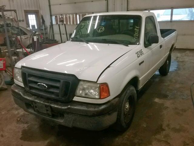 1FTYR10D34PA45013 - 2004 FORD RANGER WHITE photo 2