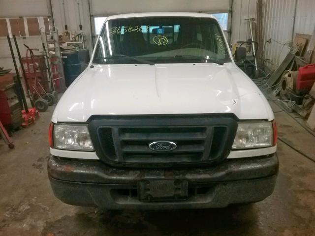 1FTYR10D34PA45013 - 2004 FORD RANGER WHITE photo 9