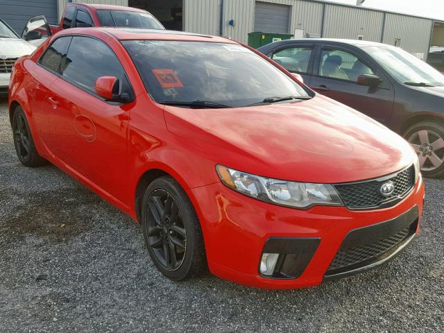 KNAFW6A38C5499400 - 2012 KIA FORTE SX RED photo 1