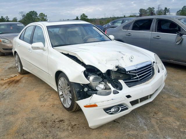 WDBUF56X18B351290 - 2008 MERCEDES-BENZ E 350 WHITE photo 1