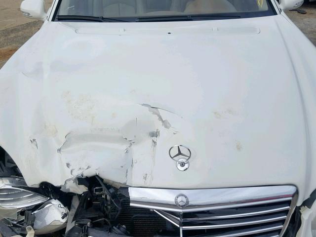 WDBUF56X18B351290 - 2008 MERCEDES-BENZ E 350 WHITE photo 7