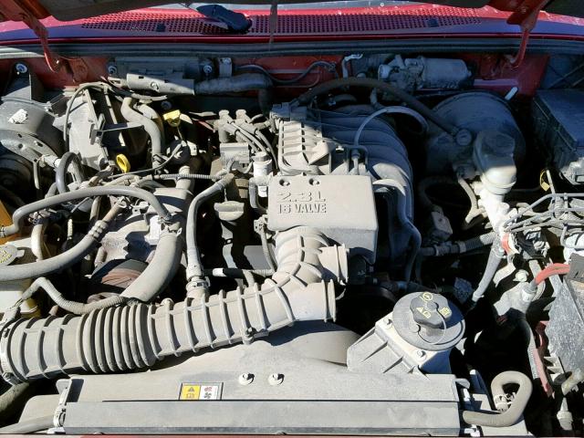 4F4YR12D86PM04654 - 2006 MAZDA B2300 RED photo 7