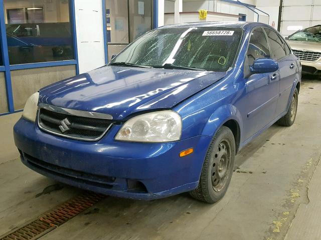 KL5JD56Z06K330395 - 2006 SUZUKI FORENZA BLUE photo 2