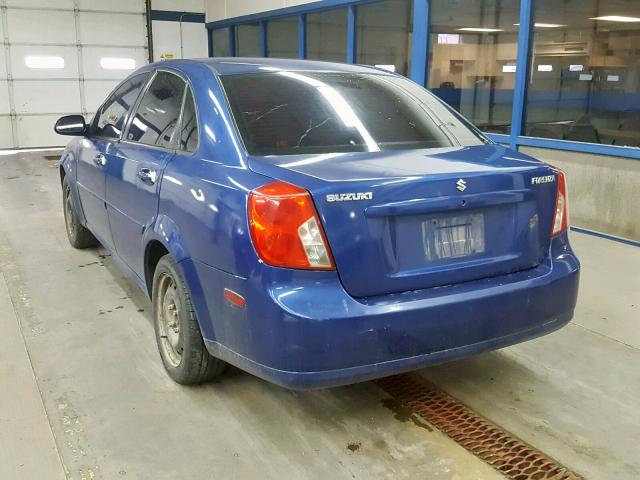 KL5JD56Z06K330395 - 2006 SUZUKI FORENZA BLUE photo 3