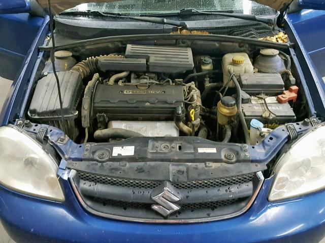 KL5JD56Z06K330395 - 2006 SUZUKI FORENZA BLUE photo 7