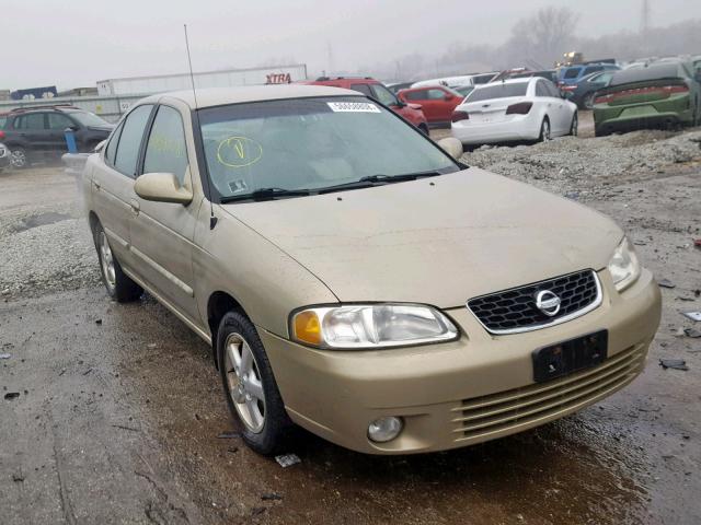 3N1CB51D03L802094 - 2003 NISSAN SENTRA XE GOLD photo 1