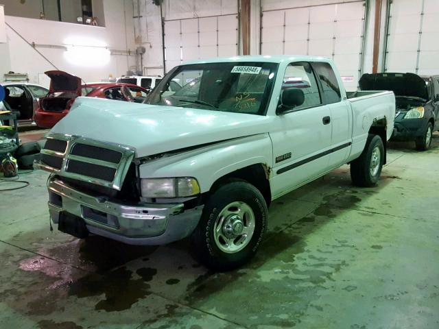 1B7KC23641J253216 - 2001 DODGE RAM 2500 WHITE photo 2