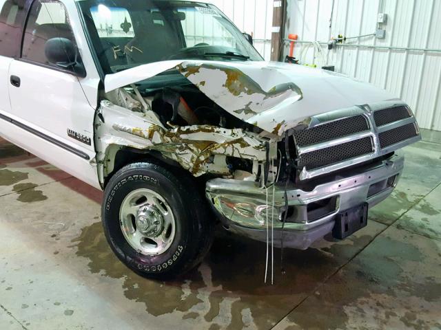 1B7KC23641J253216 - 2001 DODGE RAM 2500 WHITE photo 9