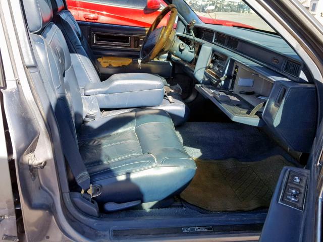 1G6CD53B8M4338744 - 1991 CADILLAC DEVILLE BLUE photo 5