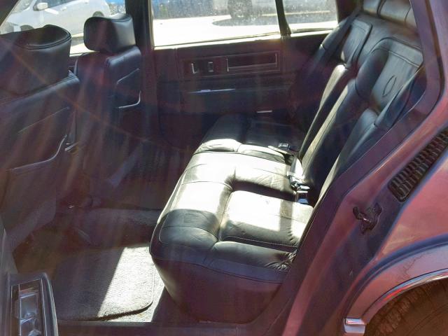 1G6CD53B8M4338744 - 1991 CADILLAC DEVILLE BLUE photo 6