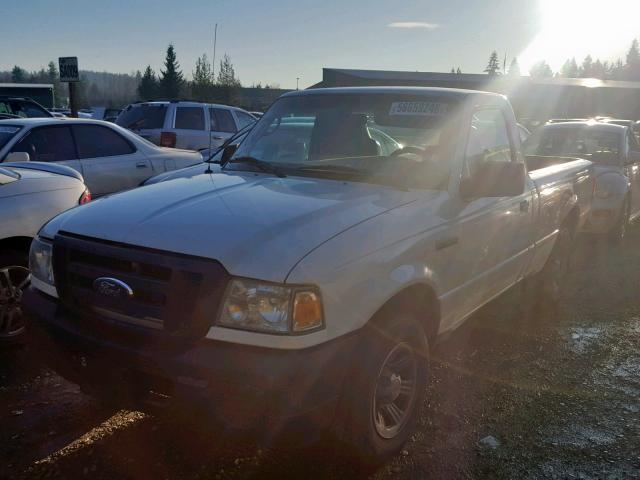 1FTYR10D29PA20336 - 2009 FORD RANGER WHITE photo 2