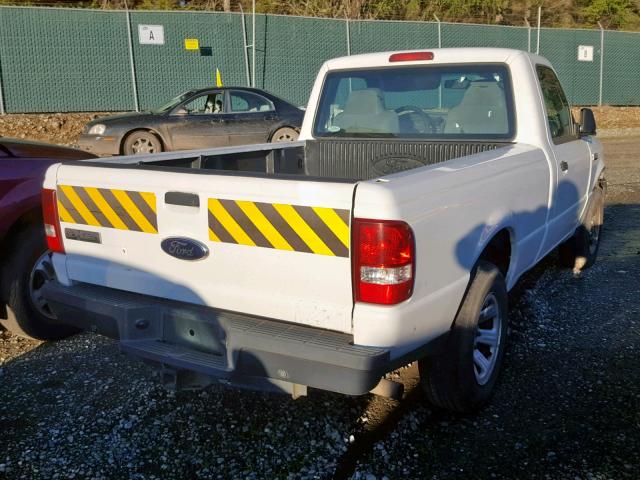 1FTYR10D29PA20336 - 2009 FORD RANGER WHITE photo 4