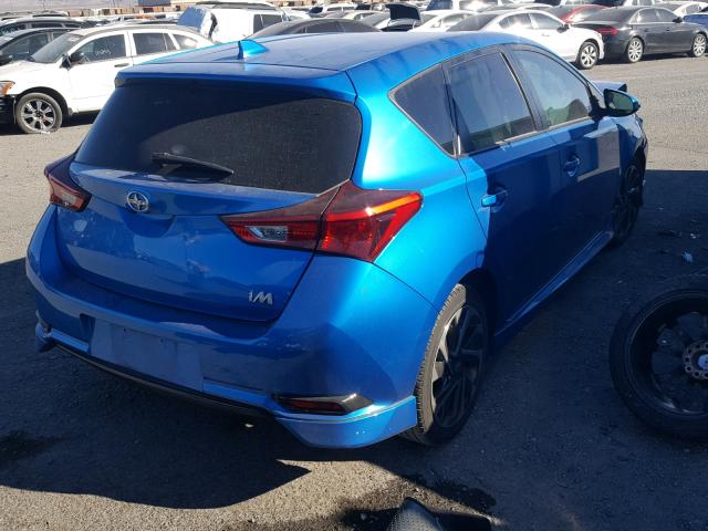 JTNKARJEXGJ520016 - 2016 TOYOTA SCION IM BLUE photo 4