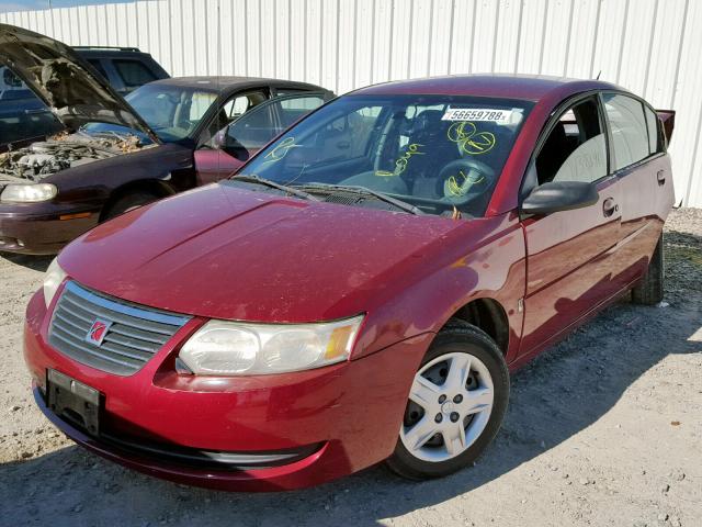 1G8AJ55F06Z170191 - 2006 SATURN ION LEVEL RED photo 2