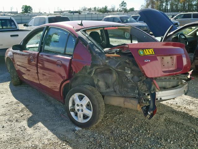 1G8AJ55F06Z170191 - 2006 SATURN ION LEVEL RED photo 3
