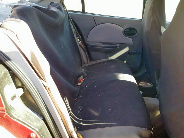 1G8AJ55F06Z170191 - 2006 SATURN ION LEVEL RED photo 6