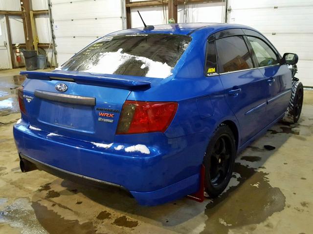 JF1GE76699G504531 - 2009 SUBARU IMPREZA WR BLUE photo 4