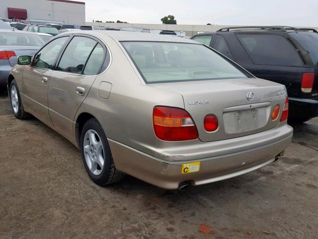 JT8BD68S6W0041049 - 1998 LEXUS GS 300 GOLD photo 3