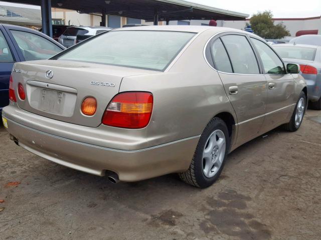 JT8BD68S6W0041049 - 1998 LEXUS GS 300 GOLD photo 4