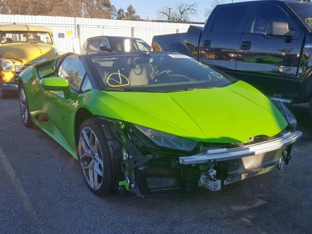 ZHWUR2ZF8HLA08233 - 2017 LAMBORGHINI HURACAN GREEN photo 1