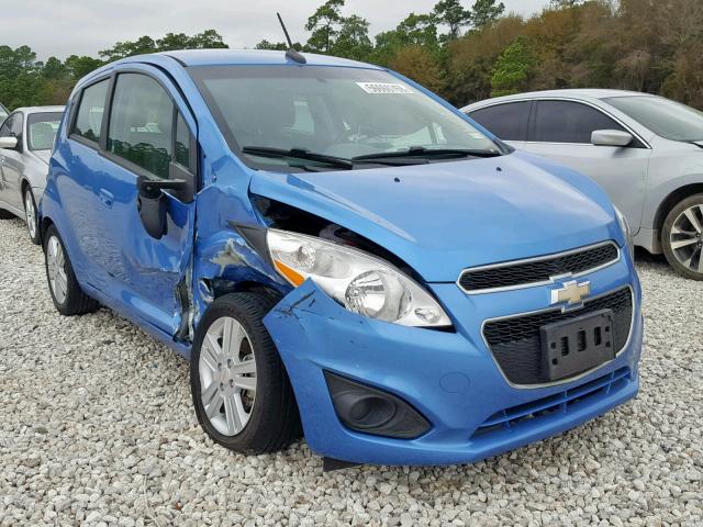 KL8CB6S92EC471023 - 2014 CHEVROLET SPARK LS BLUE photo 1