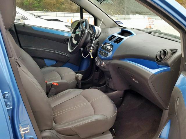 KL8CB6S92EC471023 - 2014 CHEVROLET SPARK LS BLUE photo 5