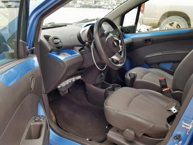 KL8CB6S92EC471023 - 2014 CHEVROLET SPARK LS BLUE photo 9