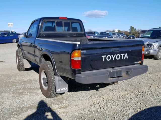 4TAPM62N6VZ226119 - 1997 TOYOTA TACOMA BLACK photo 3