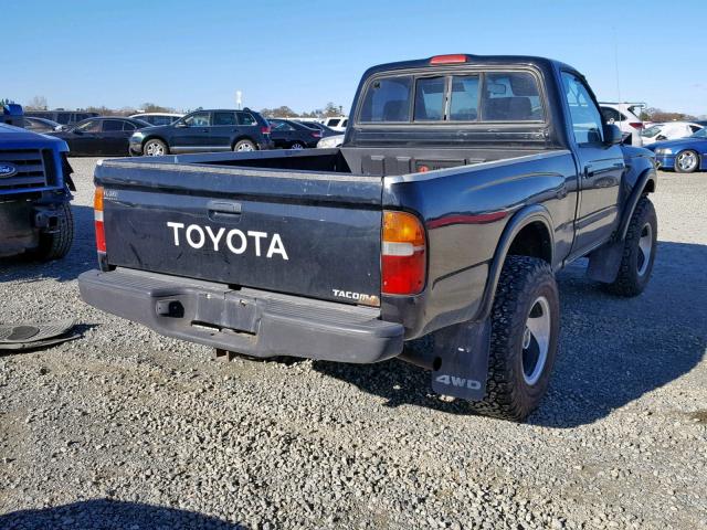 4TAPM62N6VZ226119 - 1997 TOYOTA TACOMA BLACK photo 4