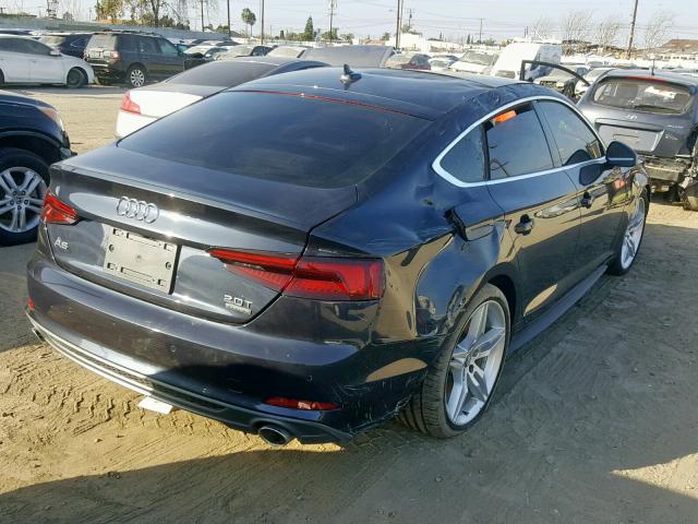 WAUFNCF56JA081482 - 2018 AUDI A5 PRESTIG BLUE photo 4