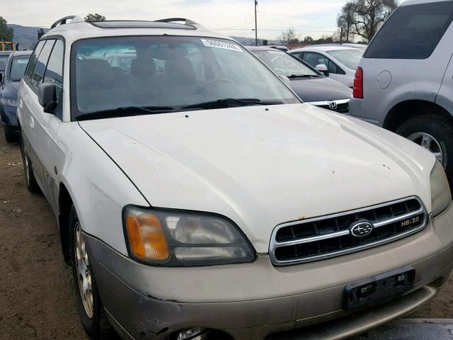 4S3BH806727664178 - 2002 SUBARU LEGACY OUT WHITE photo 1