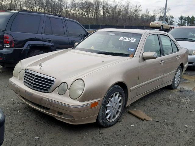 WDBJF65J51B209696 - 2001 MERCEDES-BENZ E 320 TAN photo 2