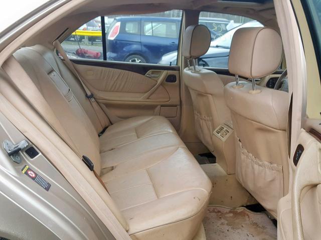 WDBJF65J51B209696 - 2001 MERCEDES-BENZ E 320 TAN photo 6