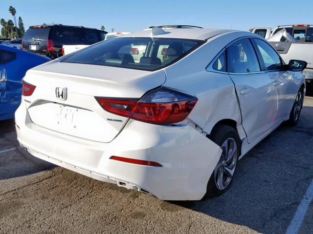 19XZE4F16KE005990 - 2019 HONDA INSIGHT LX WHITE photo 4