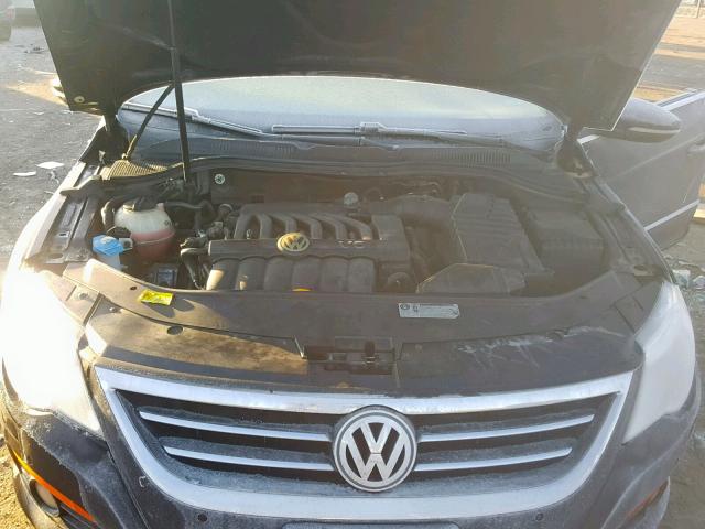 WVWEU73C89E540852 - 2009 VOLKSWAGEN CC BLACK photo 7